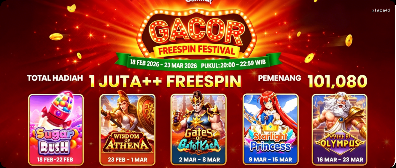 Login plaza4d Sekarang Bonus Melimpah